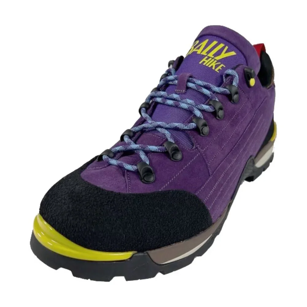 NEW $795 Bally Hike 2 Hiking Boots Shoes! 12 Purple Suede Vibram Sole Swiss Made